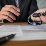 Driver reviewing car insurance options in Illinois