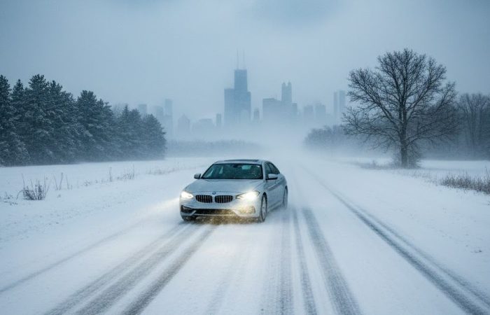 Safety tips for traveling through the cold and snow in Illinois during winter driving conditions