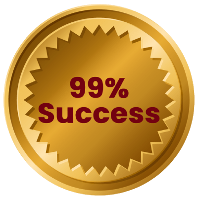99% Success Seal